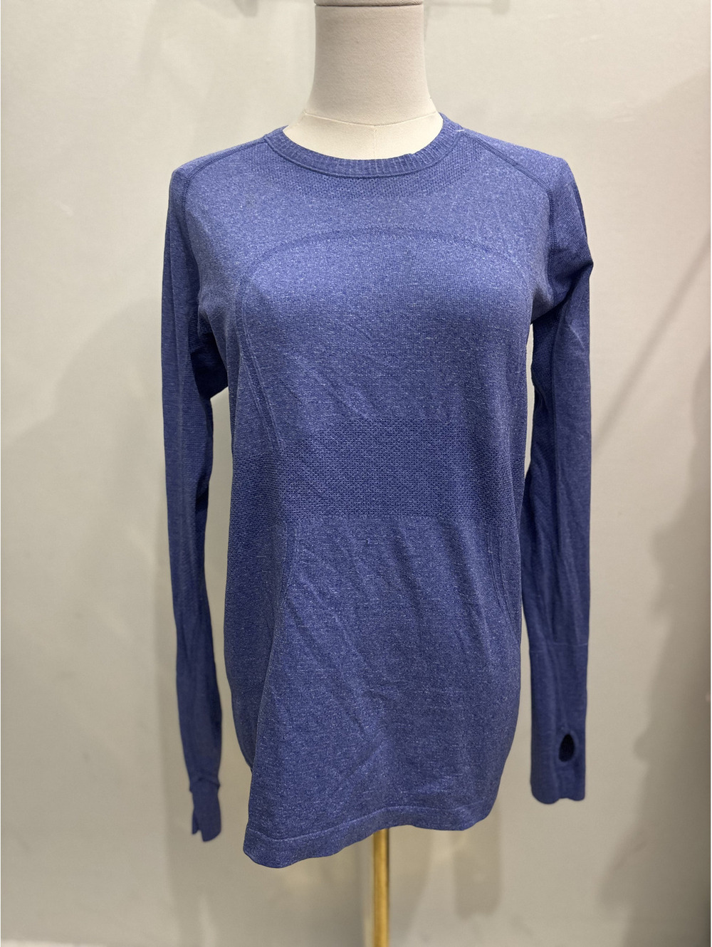 Lululemon Blue Long Sleeve Athletic Top